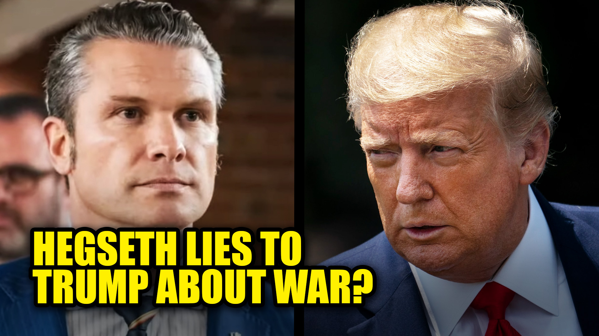 Hegseth Called Out for 'Misleading' Trump, Spreading War Lies - TYT.com