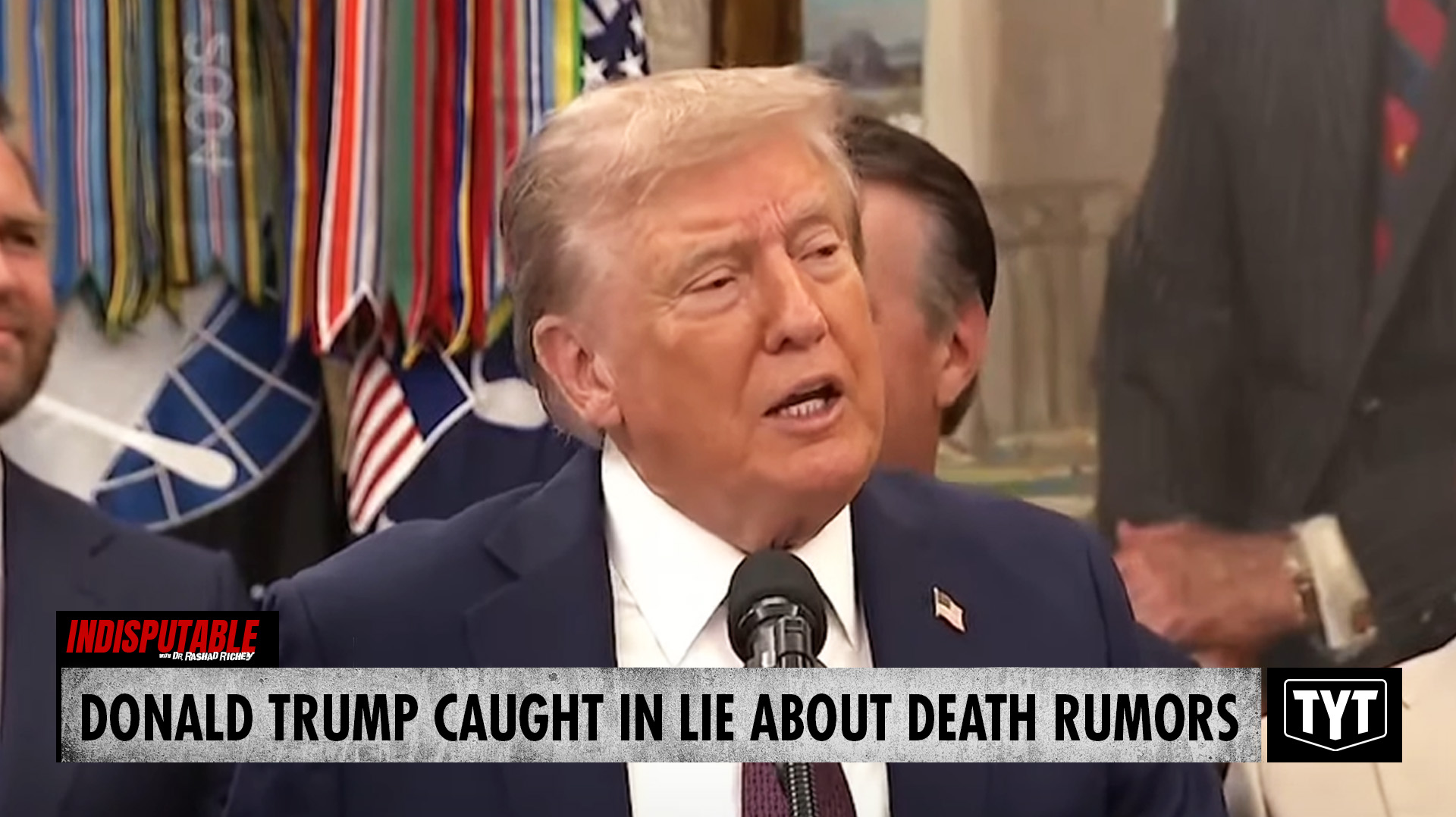 WATCH: Trump Blatantly Lies About Death Rumors, Viewers Spot 'IV Marks ...