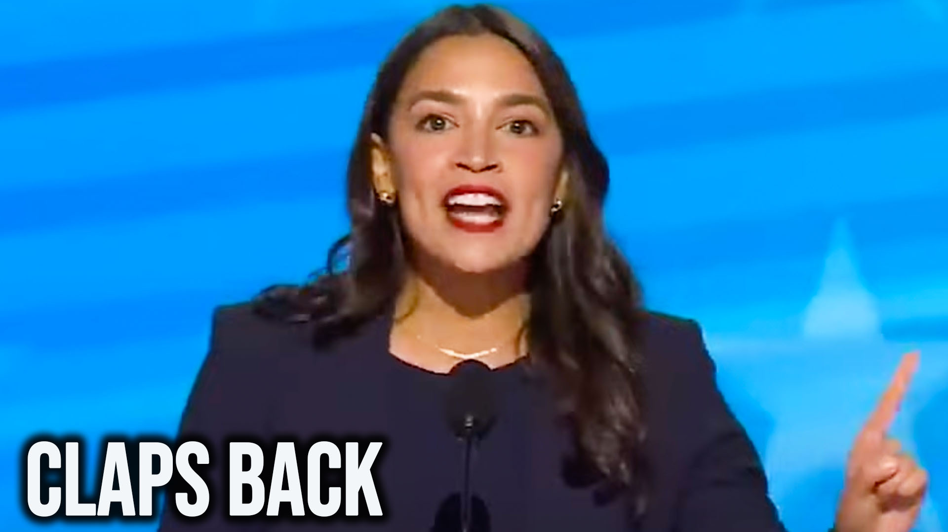 Rep. AOC delivers an impactful, powerful speech at the DNC where she ...