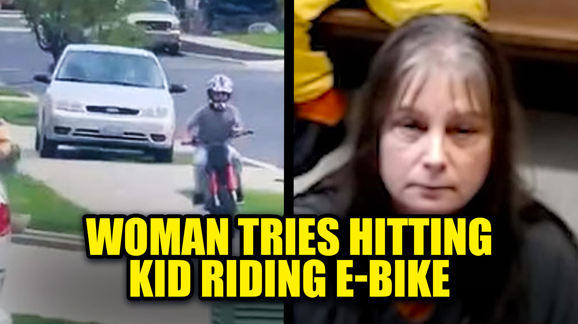 WATCH: Unhinged Karen Tries to RUN OVER Kid Riding E-Bike on Sidewalk ...