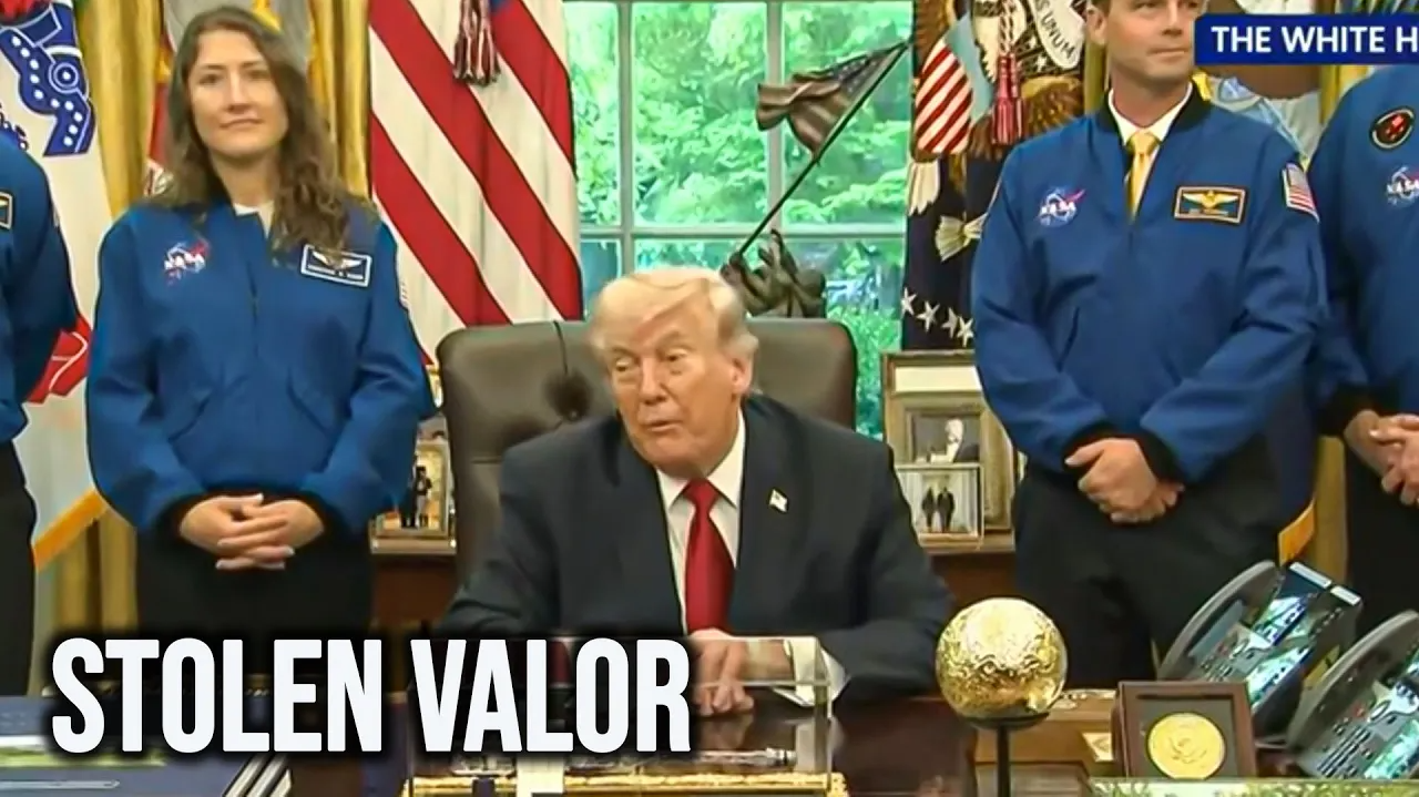 While honoring NASA’s Artemis II astronauts, President Donald Trump ...