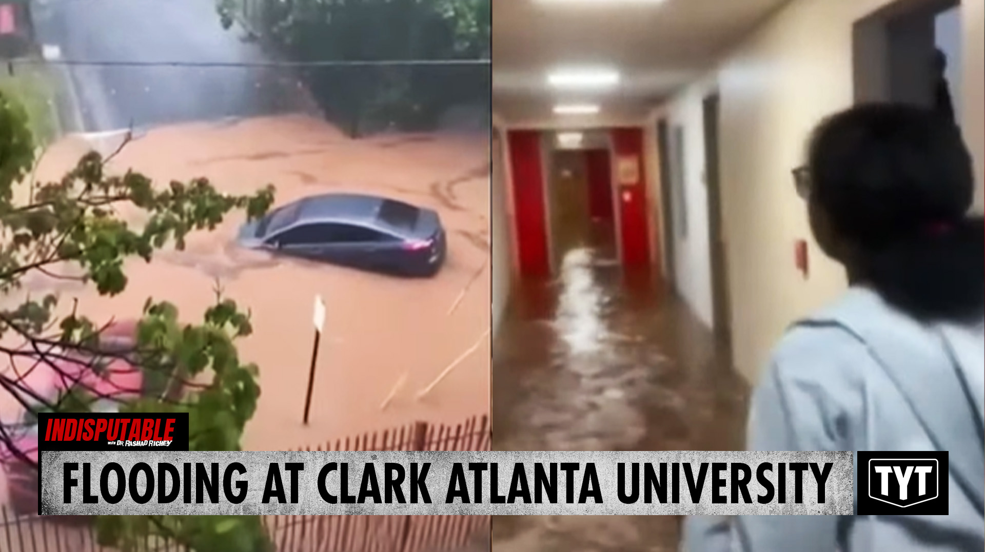 WATCH Intense Floods Hit Clark Atlanta University Following Storms