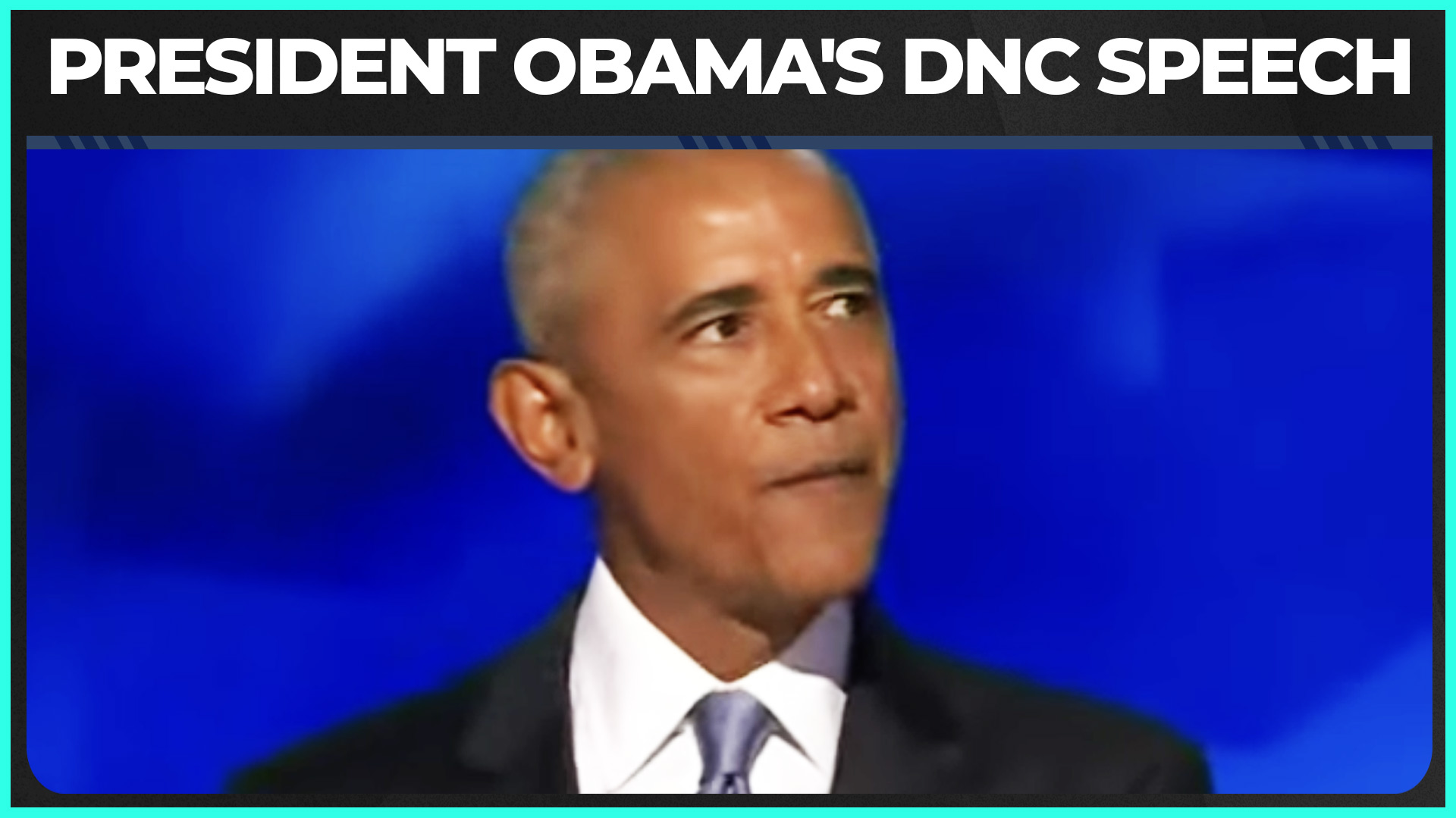 President Barack Obama's speech on Day 2 of the 2024 DNC.