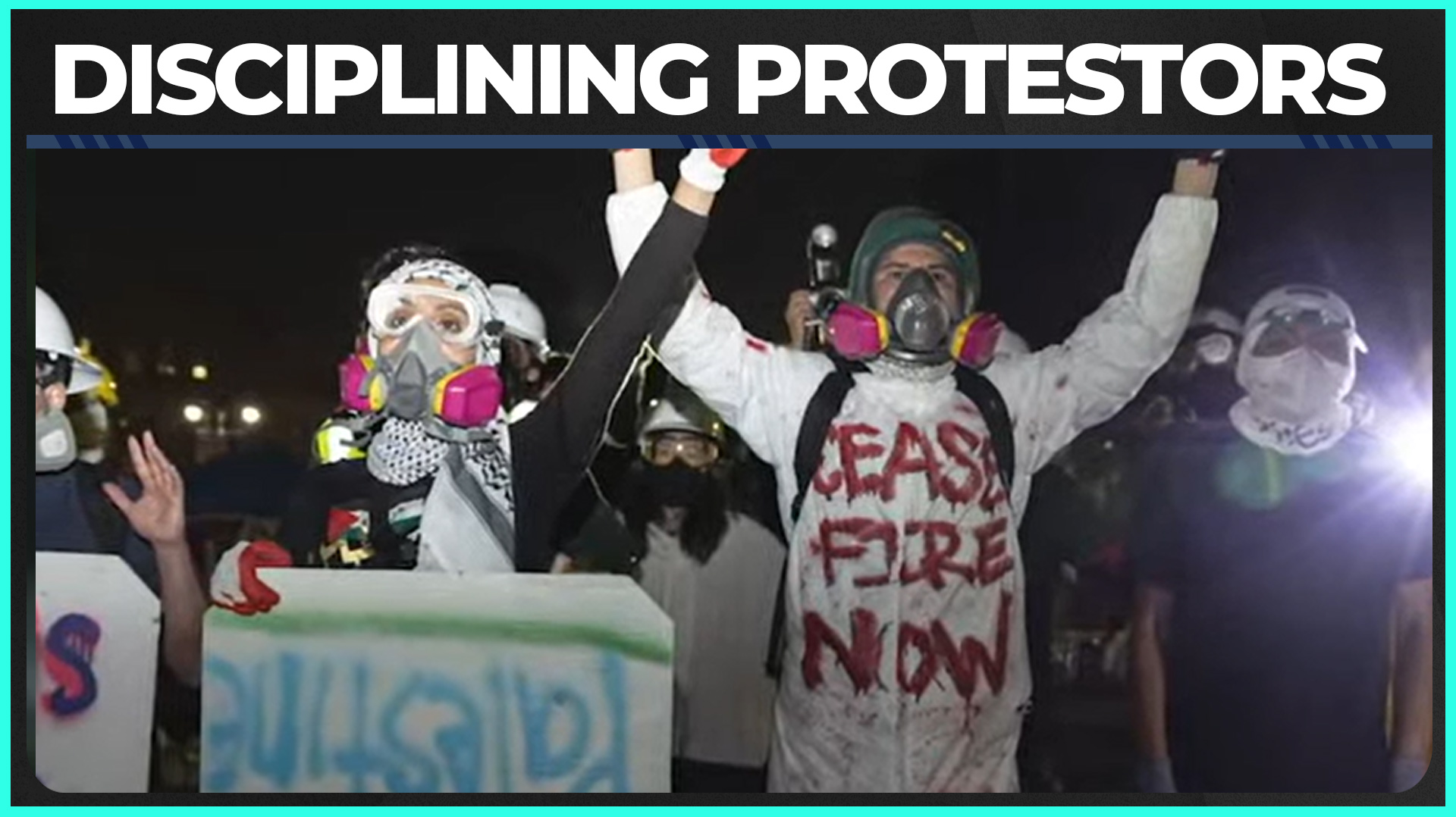 Officials at UCLA are threatening to withhold degrees of 55 pro