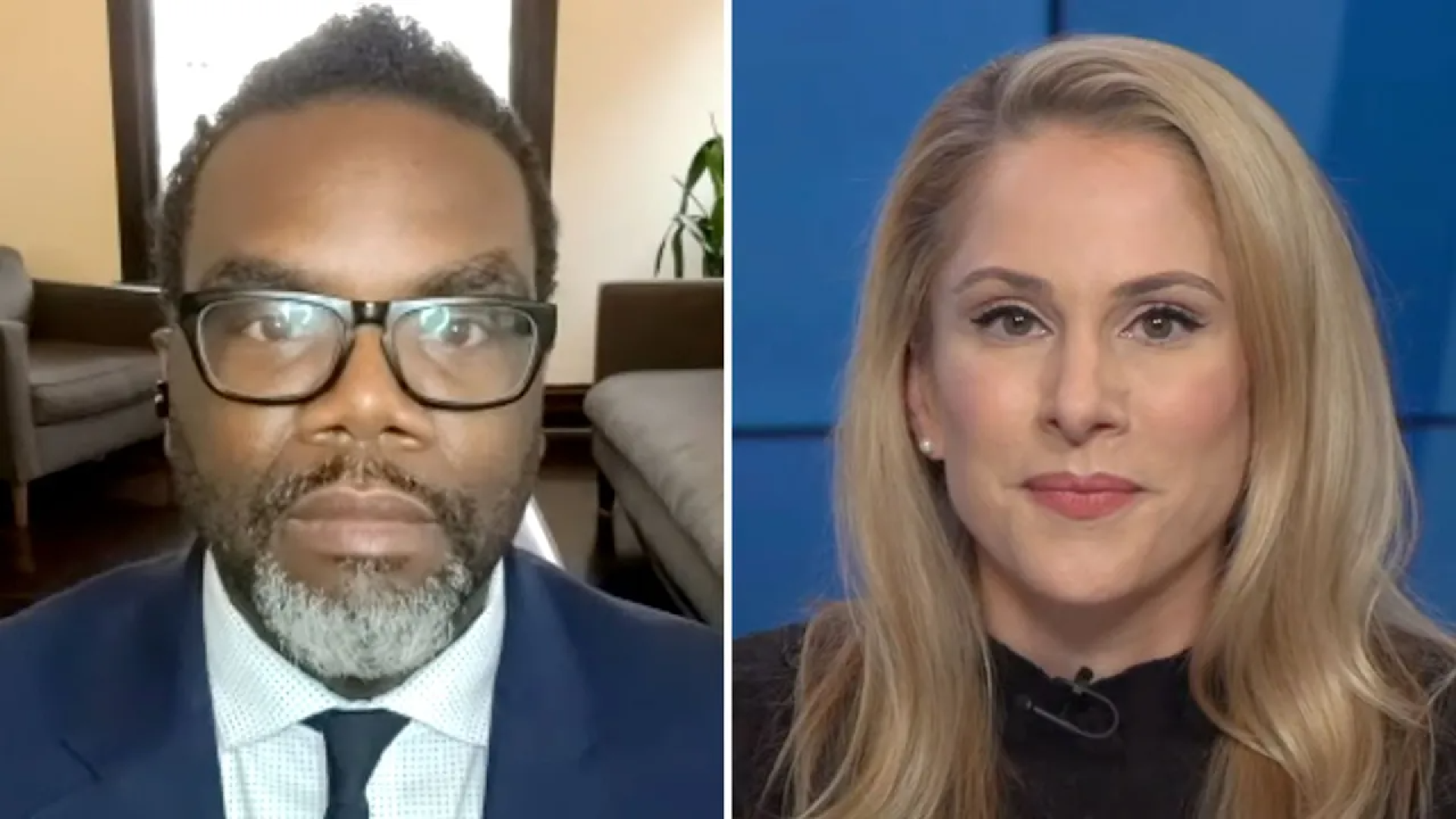 Cook County Commissioner and Chicago mayoral candidate Brandon Johnson