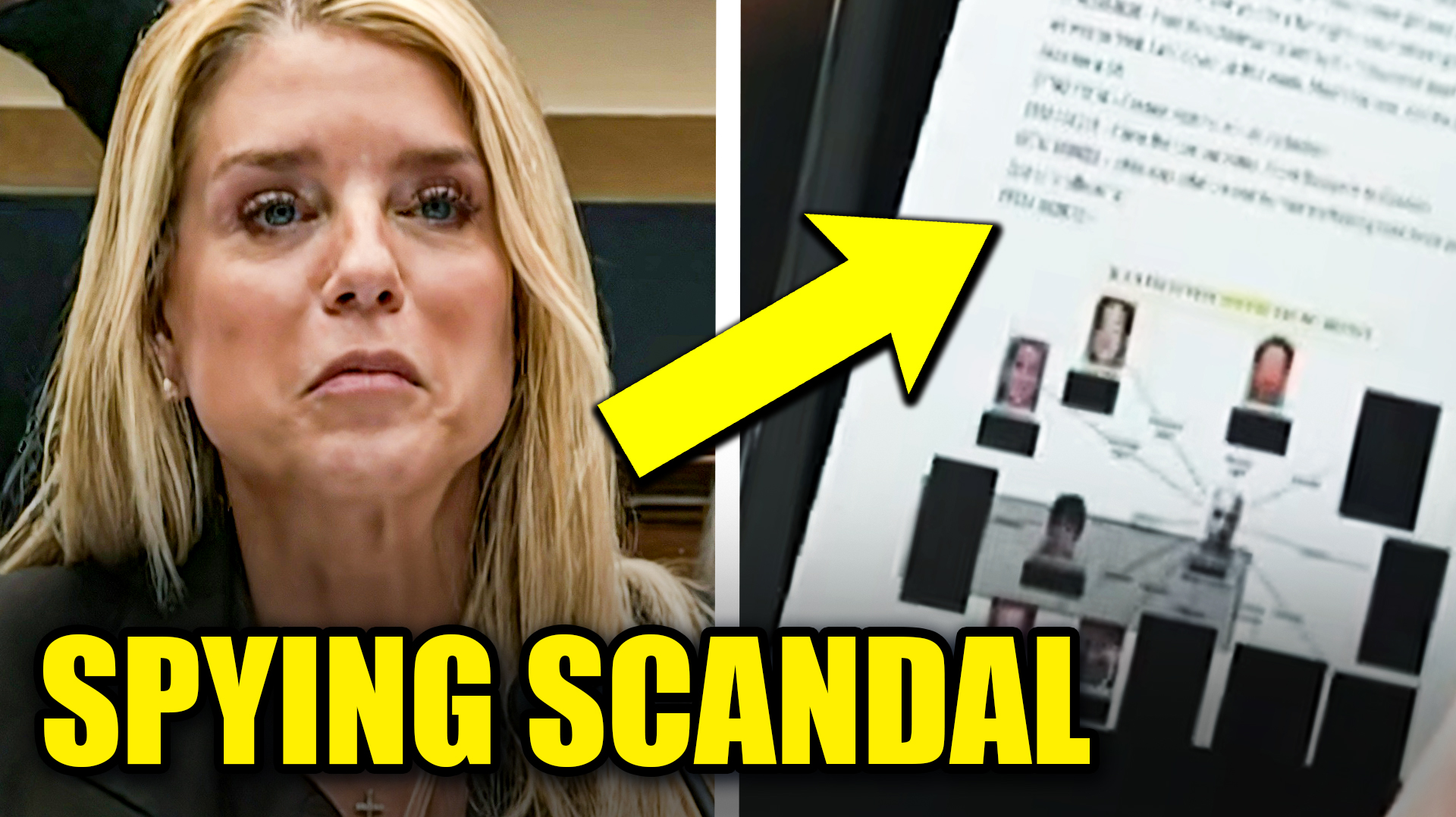 Pam Bondi is hit with explosive accusations of DOJ spying after a ...