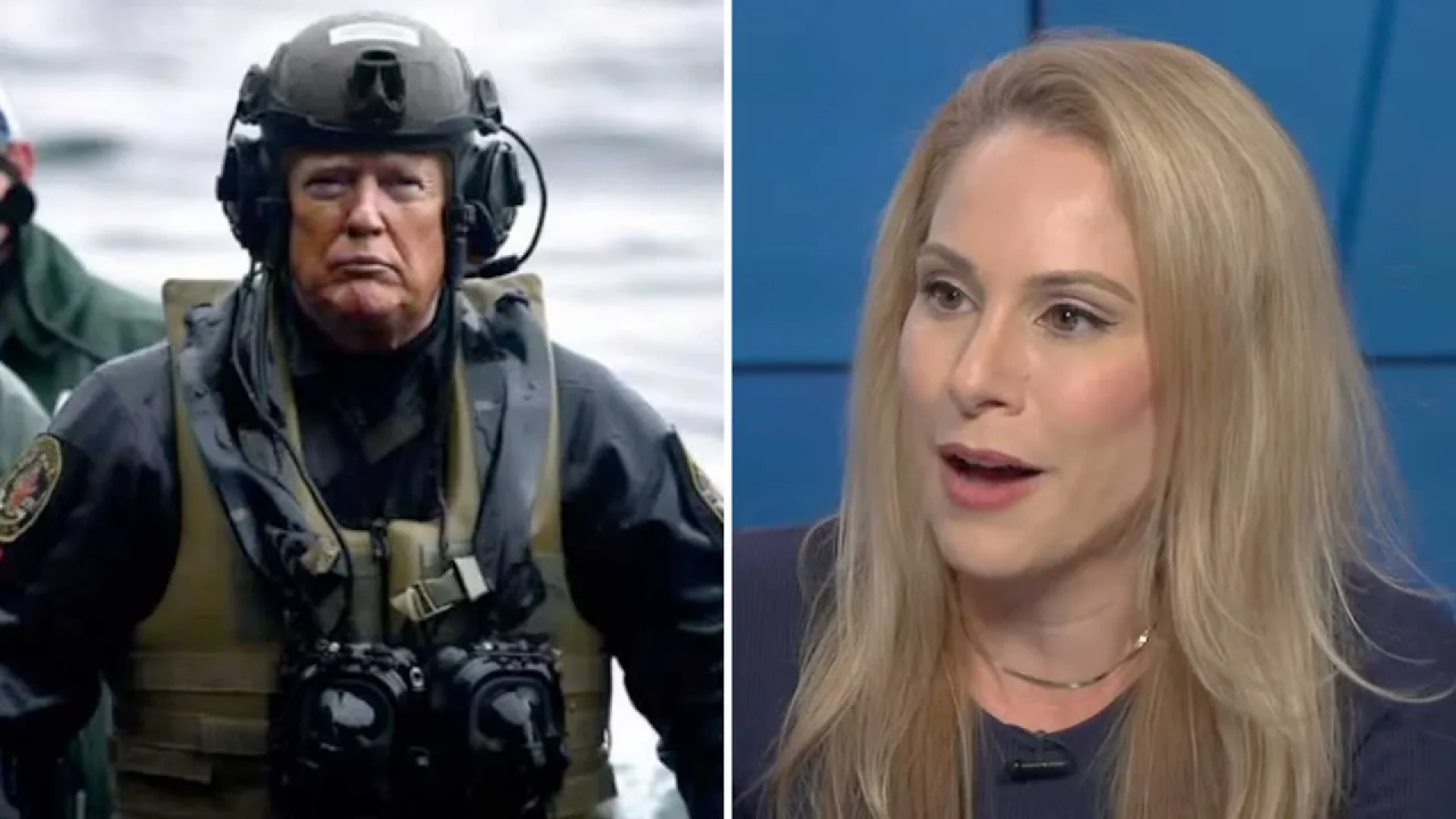 Fake AI images show draft dodger Trump as a soldier.