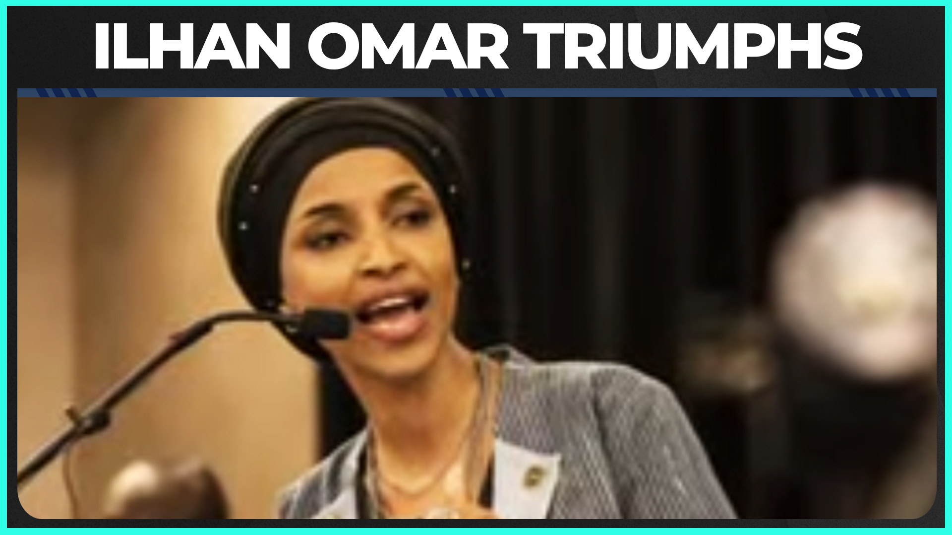 Squad member and Minnesota Rep. Ilhan Omar was able to survive a brutal