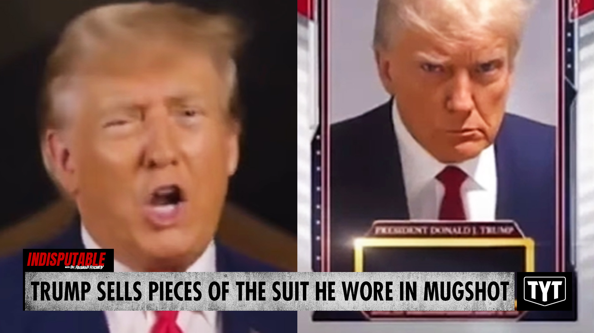 Donald Trump Selling Parts of the Suit He Wore in Georgia Mugshot Reeks of  Desperation