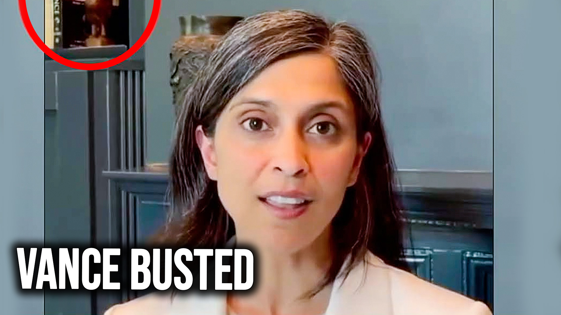 Vice President JD Vance's wife, Usha Vance, gets caught on camera with ...
