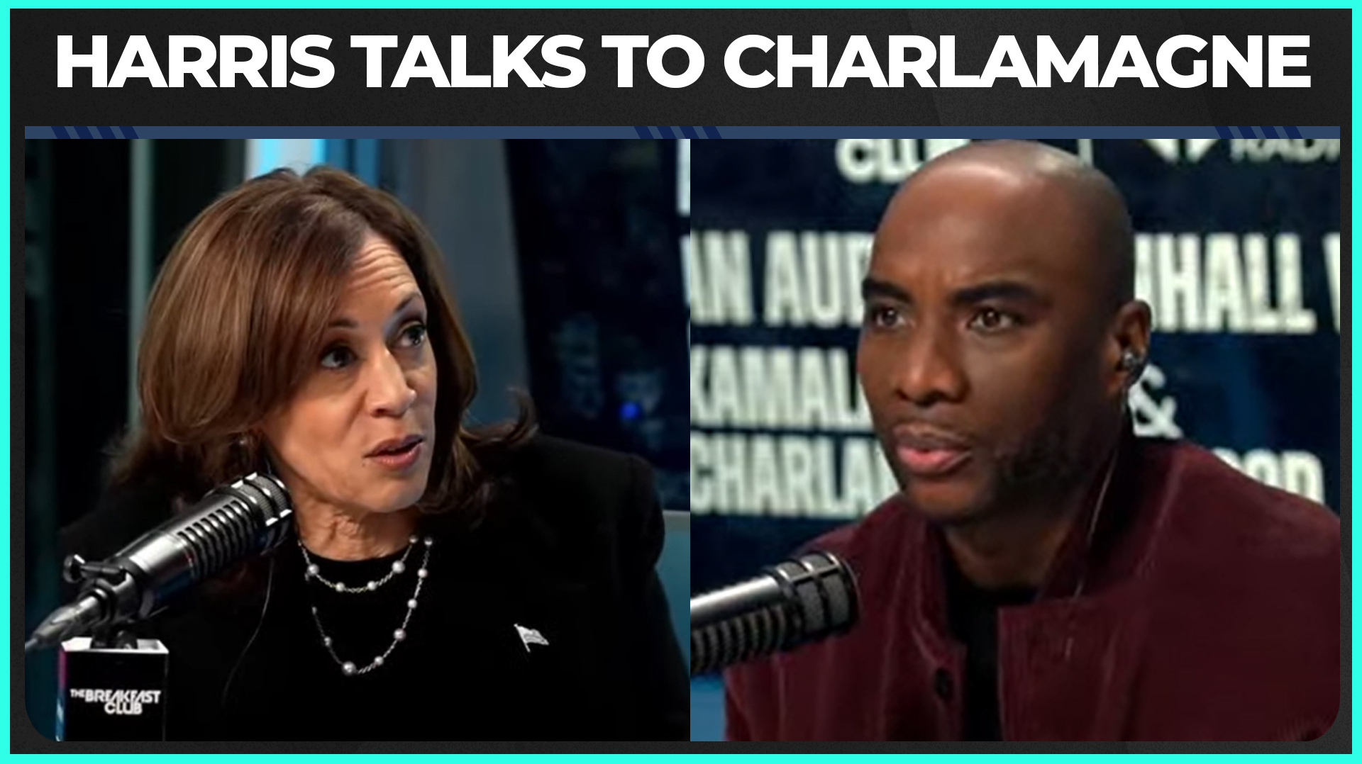 Vice President Kamala Harris defended her policies aimed to help Black voters on Charlamagne tha